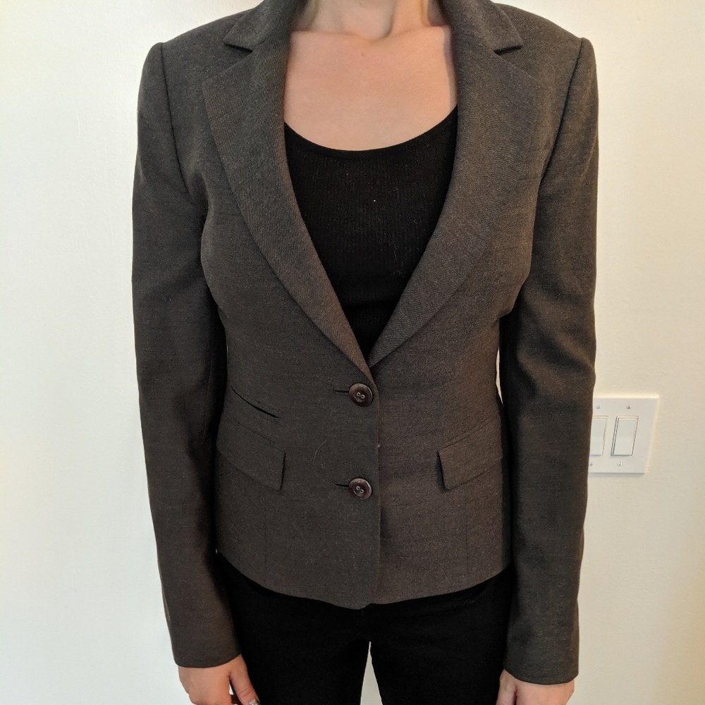 DONATING SOON Ted Baker Grey Blazer EUC
